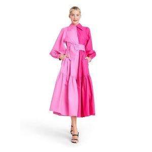 Christopher John Rogers Target Two Tone Pink Dress